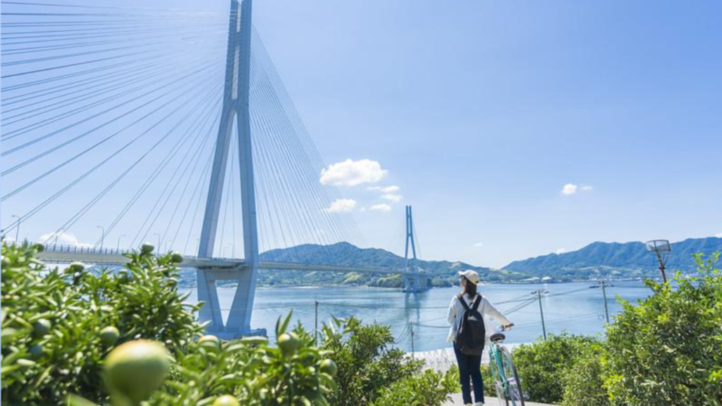 Enjoy the beauty of the Shimanami Kaido archipelago, stroll around Tomonoura, where the original scenery of Japan remains